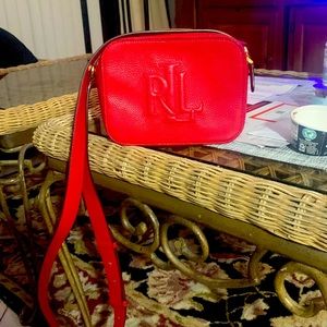 Lauren Ralph Lauren Red Crossbody Bag